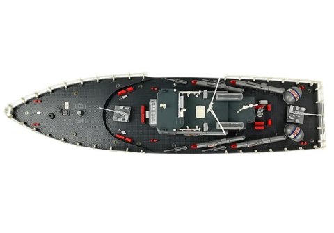 Statek Kuter Torpedowy Zdalnie Sterowany R/C 1:115 2.4G Niebieski