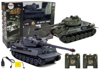 Zestaw Czołgów R/C Zdalnie Sterowane Pojazdy Militarne 1:28 2 Szt.