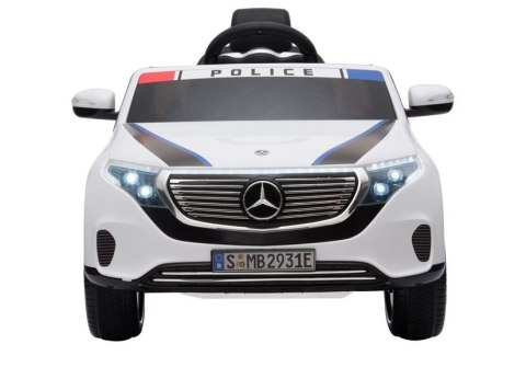 Auto na Akumulator Mercedes EQC 400 Policja Biały