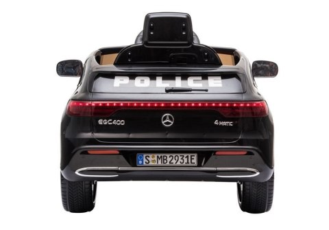 Auto na Akumulator Mercedes EQC 400 Policja Czarny