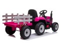 Traktor na Akumulator z Przyczepą XMX611 Różowy
