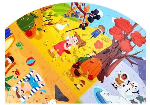 Puzzle Cztery Pory Roku 150 elementów Zima Wiosna Lato Jesień