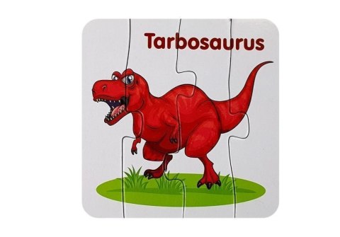 Puzzle Edukacyjne Dinozaury Angielski 10 Połączeń