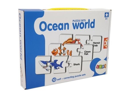 Puzzle Edukacyjne Układanka Świat Oceanów 10 Połączeń