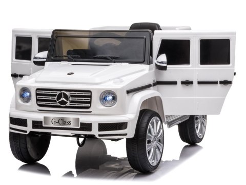 Samochód na akumulator Mercedes G500 biały