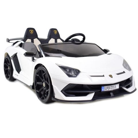 Licencjonowany Lamborghini Aventador SVJ dla 2 dzieci