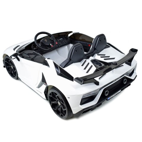 Licencjonowany Lamborghini Aventador SVJ dla 2 dzieci