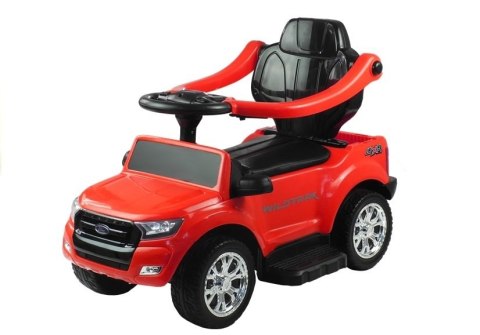 Jeździk Ford Ranger Wildtrak z Pchaczem Czerwony