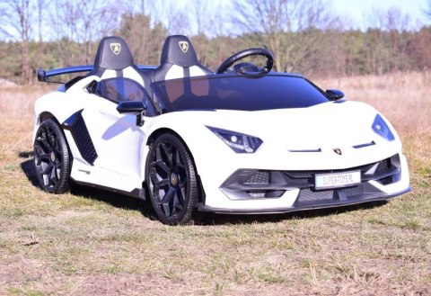 Licencjonowany Lamborghini Aventador SVJ dla 2 dzieci