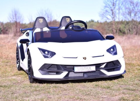 Licencjonowany Lamborghini Aventador SVJ dla 2 dzieci