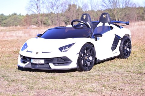 Licencjonowany Lamborghini Aventador SVJ dla 2 dzieci