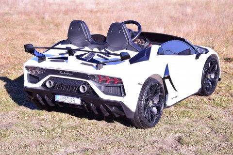 Licencjonowany Lamborghini Aventador SVJ dla 2 dzieci