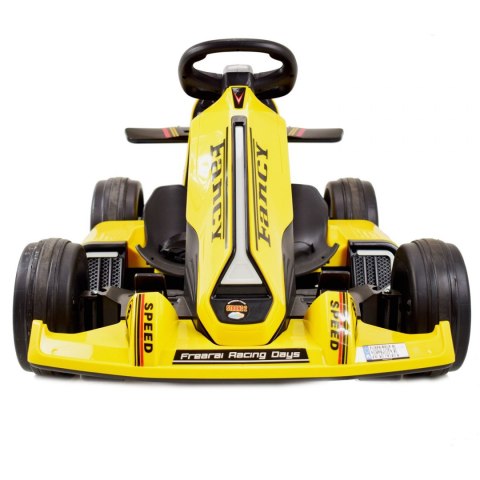 SZYBKI GOKART FANCY NA AKUMULATOR 12V, REGULOWANA - ROZSUWANA RAMA, SUPER ZABAWA\BDQ-8