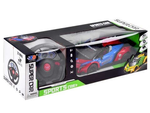 Autko sportowe z otwierane drzwi + pilot RC0583