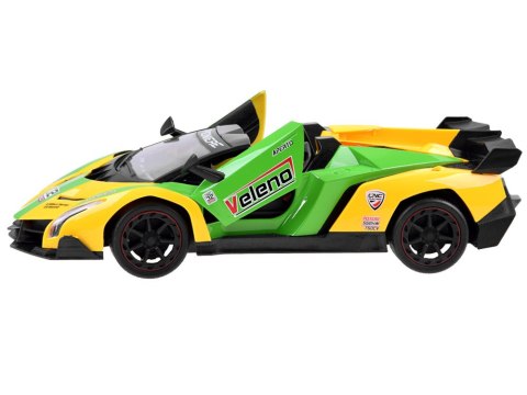 Autko sportowe z otwierane drzwi + pilot RC0583