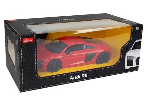 Auto R/C Audi R8 Rastar 1:14 Czerwone na pilota