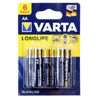 VARTA Longlife baterie alkaliczne 6 X AA 1,5V LR6