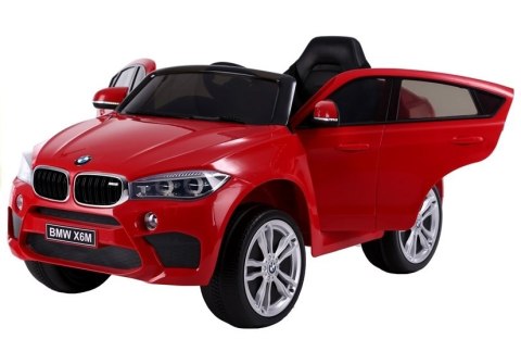 Auto na Akumulator BMW X6 Czerwony Skóra, EVA