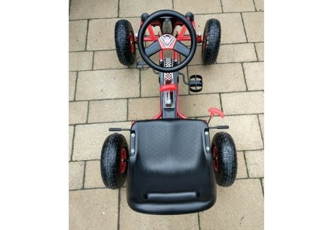 Gokart Czerwony A-15 Pompowane Koła