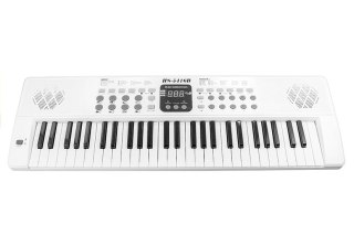 Keyboard Organy HS5416 54 Klawisze Biały 70 cm