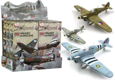 Samoloty Hawker Hurricane Modele Puzzle 4D 1:48