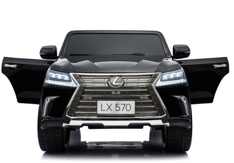 Pojazd na Akumulator LEXUS DK-LX570 Czarny Lakierowany LCD