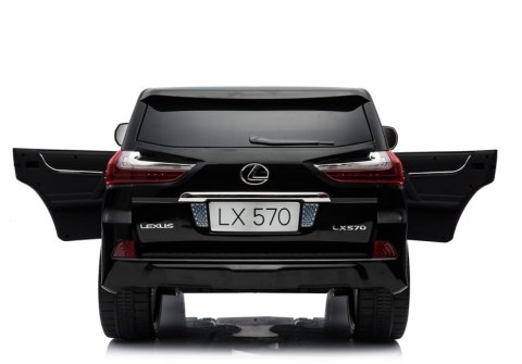 Pojazd na Akumulator LEXUS DK-LX570 Czarny Lakierowany LCD