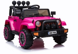 Auto na Akumulator Jeep BRD-7588 Różowy