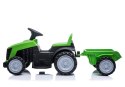 Traktor z Przyczepą na Akumulator TR1908T Zielony