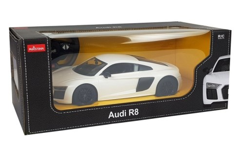 Auto R/C Audi R8 Rastar 1:14 Białe na pilota