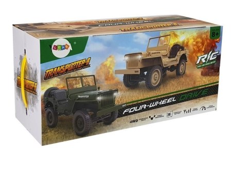 Auto Zdalnie Sterowane Jeep 1:10 Zielone 33cm