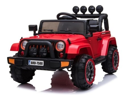 Auto na Akumulator Jeep BRD-7588 Czerwony 4x4