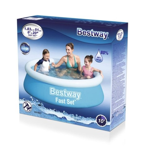 Basen ogrodowy rozporowy 183 x 51 cm Bestway 57392