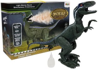 Interaktywny Dinozaur Velociraptor na Baterie Para Wodna