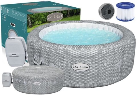 Dmuchane SPA z Masażem i Podgrzewaczem Wody 6 Osobowe 196 x 71 cm Bestway 60019