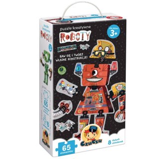 CzuCzu Puzzle kreatywne Roboty 65 ele ZA4068