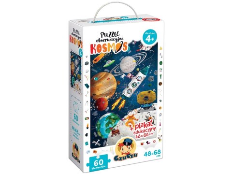 CzuCzu Puzzle obserwacyjne Kosmos 60 ele ZA4069