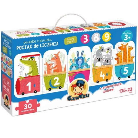 CzuCzu Puzzle z dziurką Pociąg do liczenia ZA4073