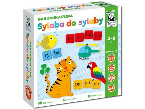 Gra edukacyjna Sylaba do sylaby 4-8lat GR0539