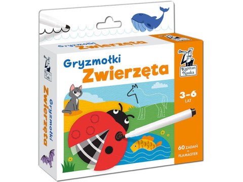 Karty do rysowania Gryzmołki Zwierzęta 3-6l KS0456