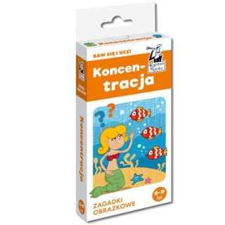 Koncentracja Zagadki obrazkowe dla 6-9 lat KS0451