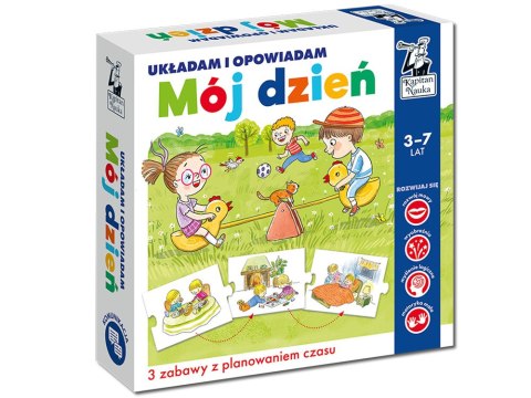 Puzzle Układam i opowiadam Mój dzień 3-7lat GR0541