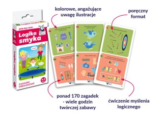 Zagadki obrazkowe - Logika smyka 2-4 lata KS0452