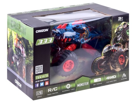 Auto zdalnie sterowane DINO monster 4x4 RC0537C