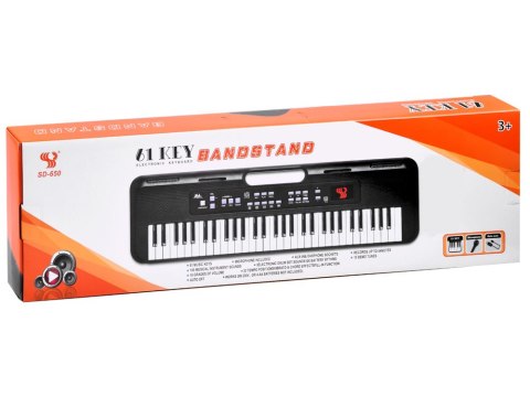 Keyboard + mikrofon USB Organy 61 klawiszy IN0144