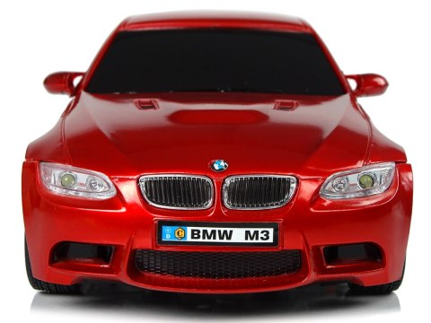 Auto Zdalnie Sterowane BMW M3 Czerwony 2,4 G Pilot Kierownica 1:18 Dźwięk Światła