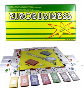 EUROBIZNES GRA PLANSZOWA EUROBUSINESS EUROBISNES