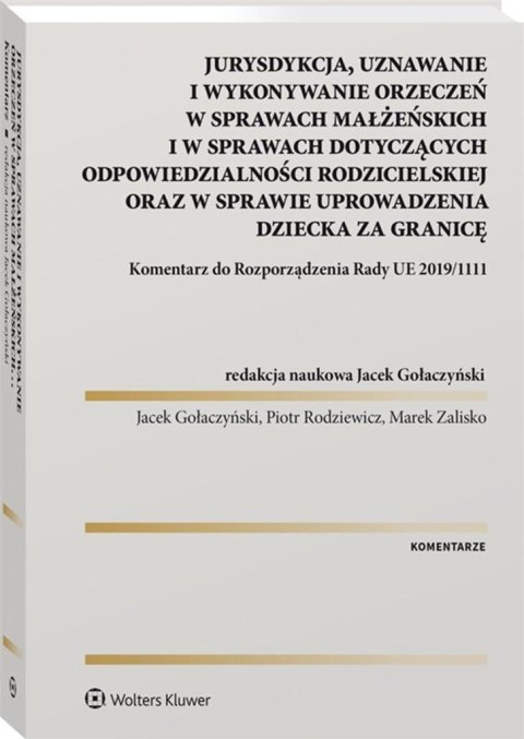 Jurysdykcja, uznawanie i wykonywanie orzeczeń..