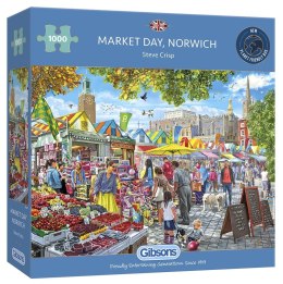 Puzzle 1000 Dzień targowy w Norwich/Norfolk/Anglia