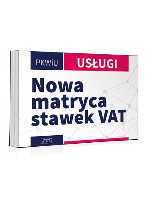 Nowa matryca stawek VAT-Usługi